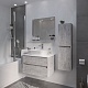 Grossman Мебель для ванной Эдванс 80 GR-3020 подвесная цемент светлый – фотография-13